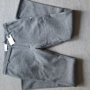 Grey Fleece Tailored Pants